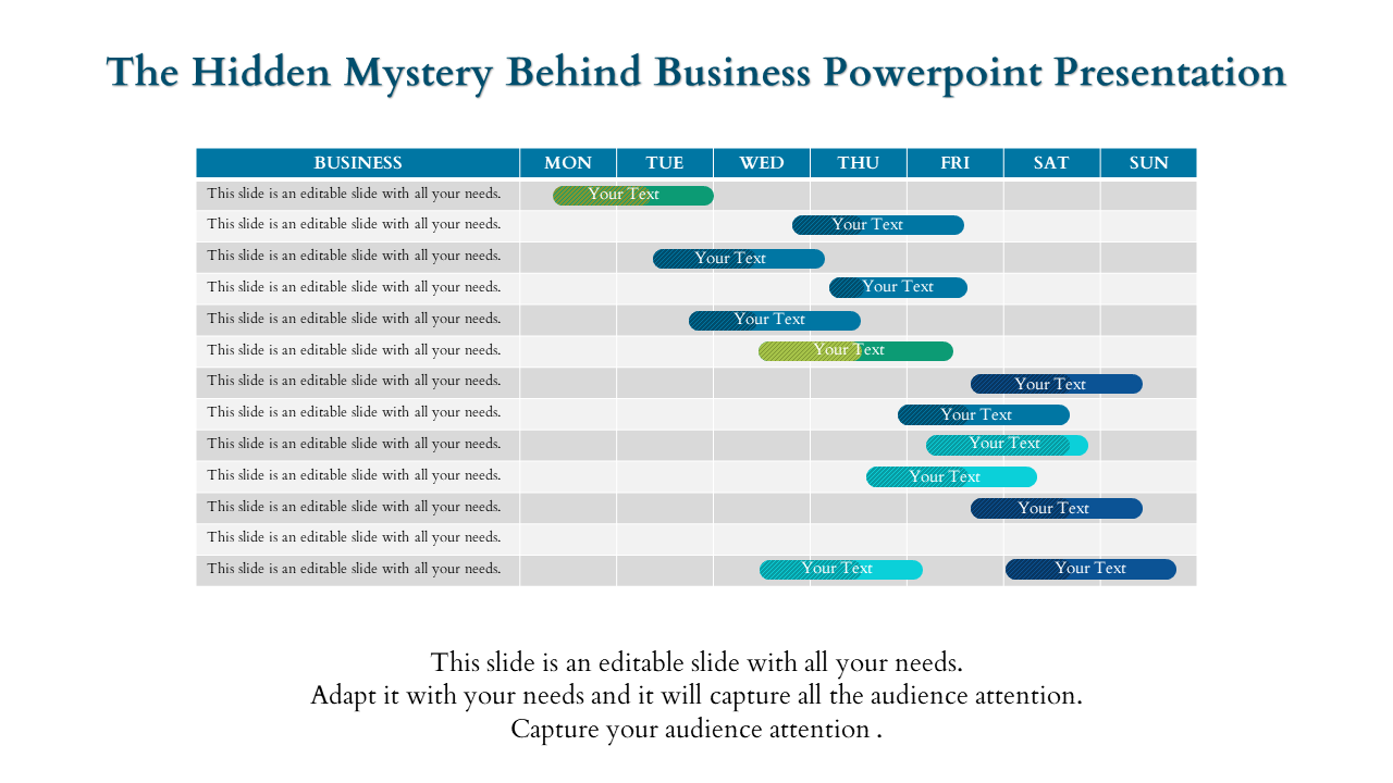 Free - Good Business PowerPoint Presentation For Your Need